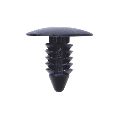 Fir Tree Retainers - Ø18mm x H17.8mm, Ø6mm Hole, Black, Fits GM/Ford/Peugeot/Citroën/Chrysler Pack of 50