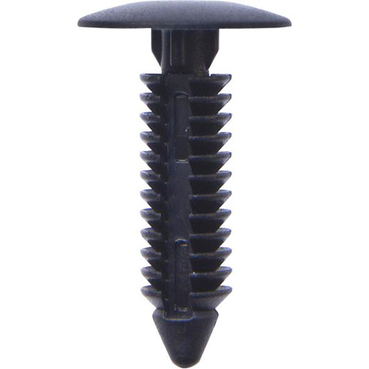 Fir Tree Retainers - Ø18mm x H31mm, Ø6mm Hole, Black, Fits GM/Ford/Chrysler/BMW Pack of 50