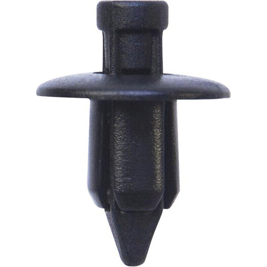 Push Rivet - For Japanese/GM Vehicles, Black, Ø15 x S9mm, Hole Ø6.5mm (Mitsubishi/Toyota/Suzuki/GM/Universal) Pack of 50