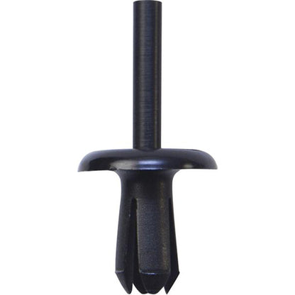 Drive Rivets - Ø16.5mm x 14mm Stem, Ø6.5mm Hole, Black, Fits Volvo Pack of 50