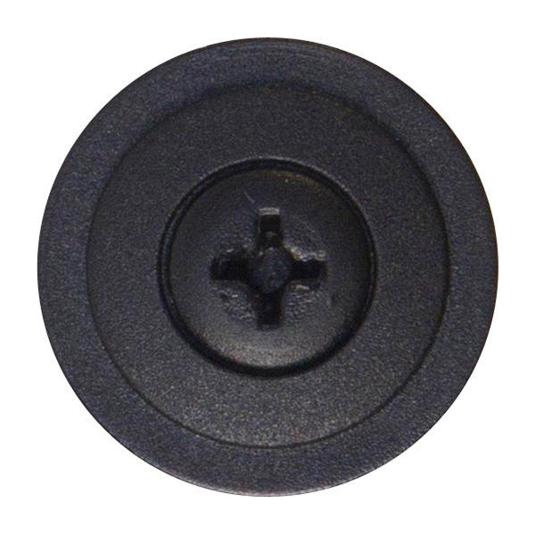 Screw Rivets Ø8mm Hole Ø18mm Flange x13mm Stem Black Fits Ford Hyundai Kia Mazda Pack of 50