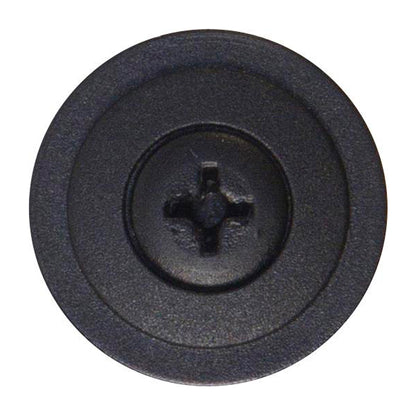 Screw Rivets Ø8mm Hole Ø18mm Flange x13mm Stem Black Fits Ford Hyundai Kia Mazda Pack of 50