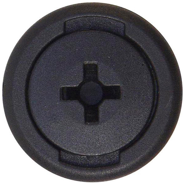 Screw Rivets Ø8mm Hole Ø20mm Flange x20mm Stem Black Fits Ford Kia Mazda Nissan Pack of 50