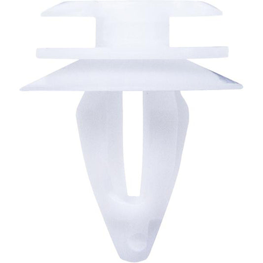 Moulding Clip - For BMW/Ford, White, Ø18 x H21mm, Hole Ø9mm Pack of 50