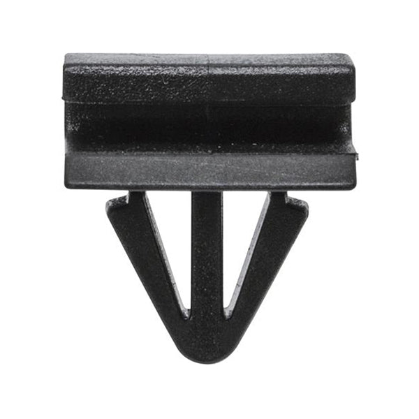 Roof Moulding Clip for Door - 13 x 15 x 13.5mm, Hole Ø6.5, Black Pack of 20