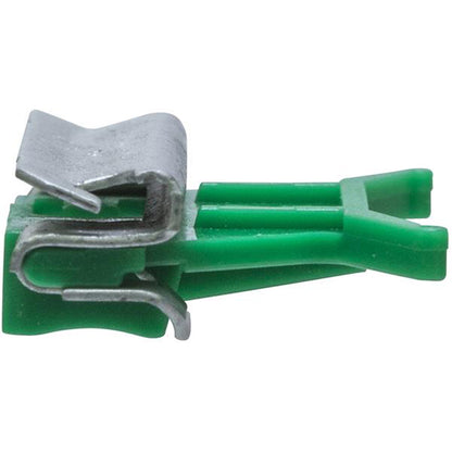 Roof Moulding Clips - 20 x 40 x 8.5mm, Green/Dacromat Pack of 10