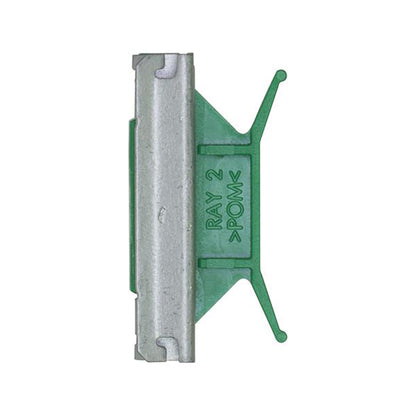 Roof Moulding Clips 20x40x8.5mm Green Dacromat Pack of 10