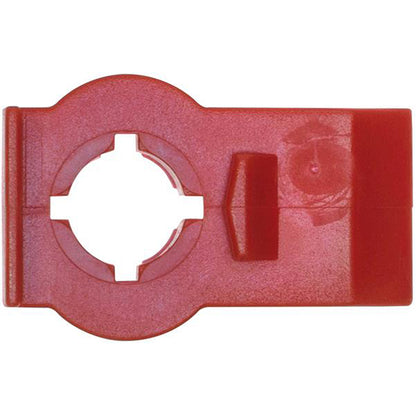 Window Fixer Clips 38x24x16.5mm Ø13mm Hole Red Pack of 20