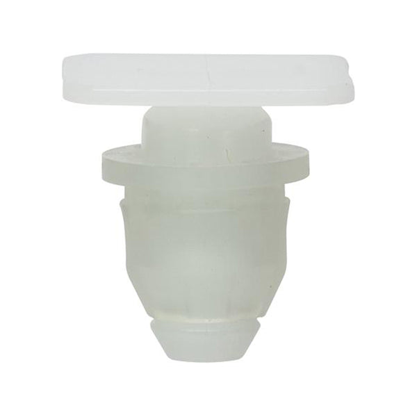 Moulding Clip - 16 x 16 x 16mm, Hole Ø8, White Pack of 20