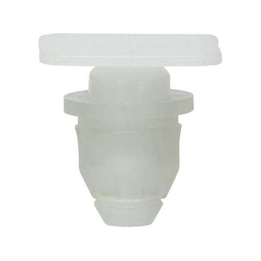 Moulding Clip - 16 x 16 x 16mm, Hole Ø8, White Pack of 20
