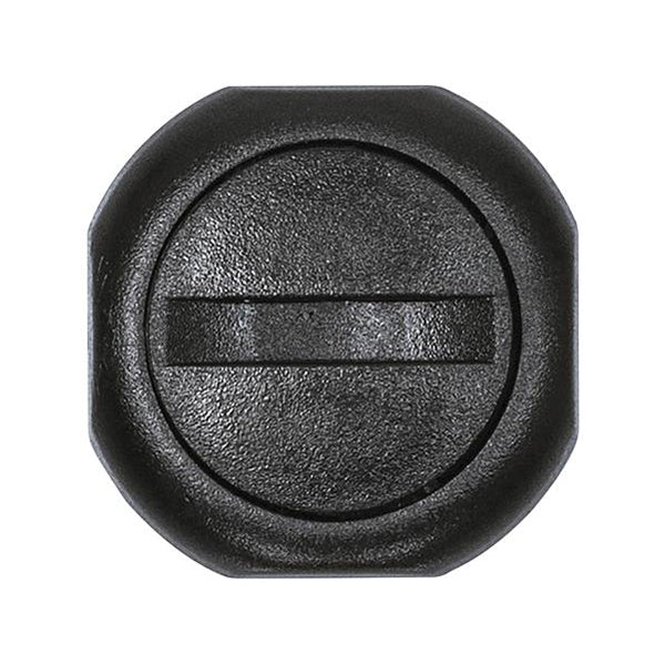 Push Rivet Retainer - Black, W18 x D18 x S11mm, Hole Ø6.5mm Pack of 20