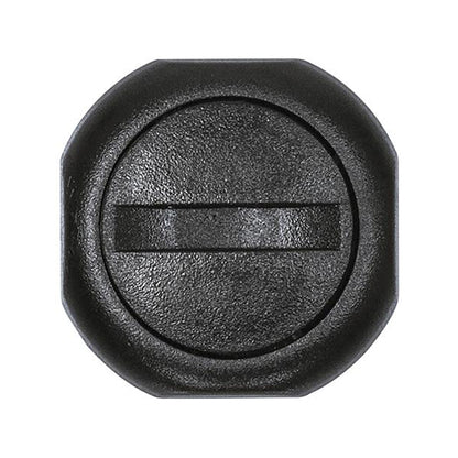 Push Rivet Retainer - Black, W18 x D18 x S11mm, Hole Ø6.5mm Pack of 20