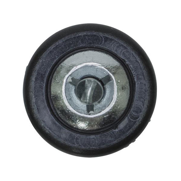 Plastic Rivet Ø14mm x30mm Length Hole Ø13.5mm Black Pack of 10