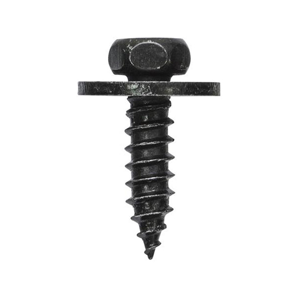 Screws with Washer - Ø5.5 x L17mm, Ø15mm Washer, Black Pack of 20