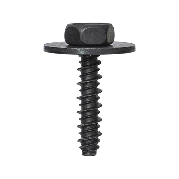 Hex Screws with Washer - Ø5.6 x L22mm, Ø20mm Washer, Black Pack of 20