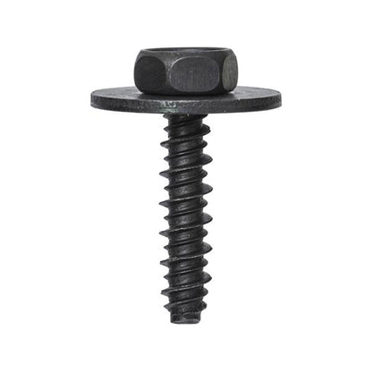 Hex Screws with Washer - Ø5.6 x L22mm, Ø20mm Washer, Black Pack of 20