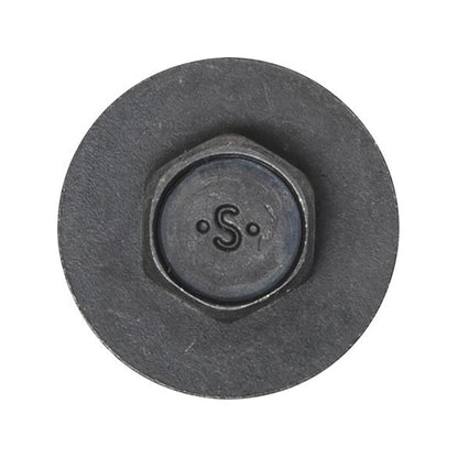 Hex Screws With Washer Ø5.6x22mm Ø20mm Washer Black Pack of 20