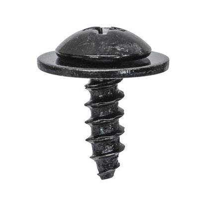 Bumper Cover Screws with Washers - Ø4.8 x L14mm, Ø16mm Washer, Black Pack of 20