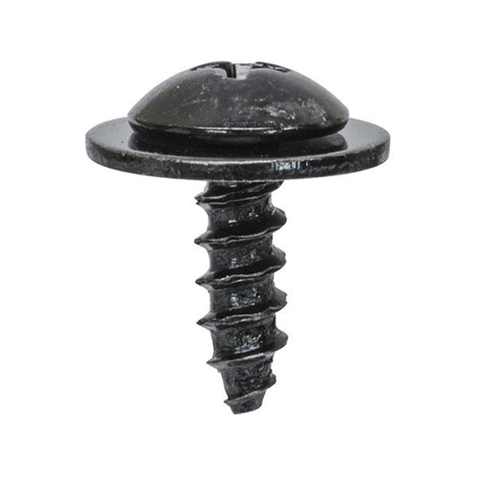 Bumper Cover Screws with Washers - Ø4.8 x L14mm, Ø16mm Washer, Black Pack of 20