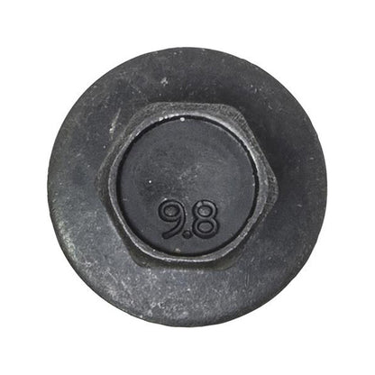 Bolts With Washer M6x25mm Thread Ø16.8mm Washer Black Pack of 20