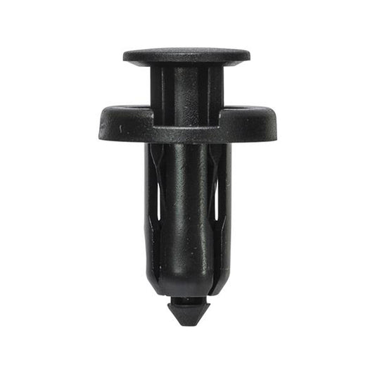 Front & Rear Bumper Push Retainer - Black, Ø19.5 x S17mm, Hole Ø9mm Pack of 20