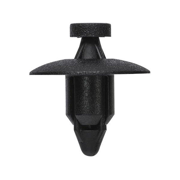 Push Type Retainer - Black, Ø20 x S8 x H22mm, Hole Ø8mm Pack of 20