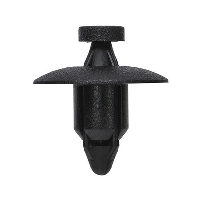 Push Type Retainer - Black, Ø20 x S8 x H22mm, Hole Ø8mm Pack of 20