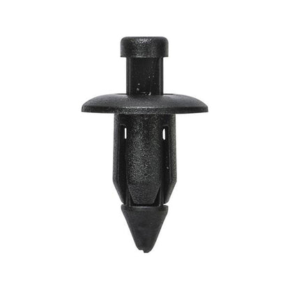 Push Type Retainer - Black, Ø13 x S8mm, Hole Ø6.5mm Pack of 20