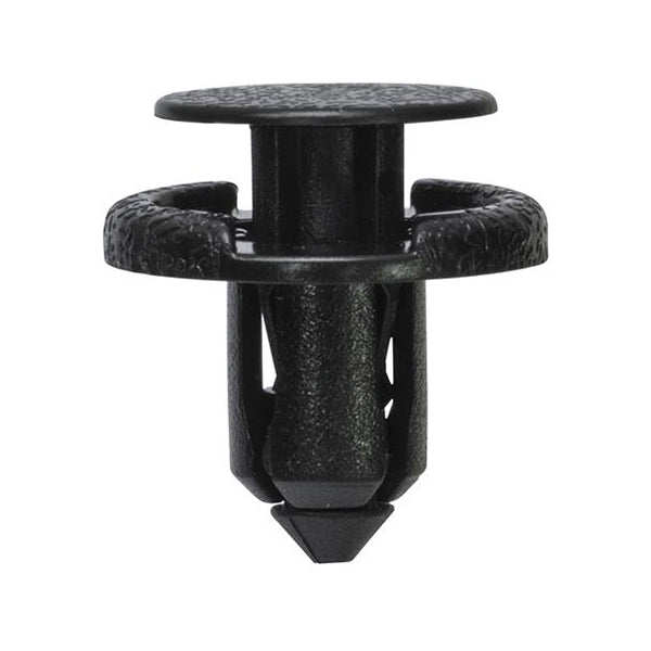 Front Bumper/Boot Room Trim Clip - Black, Ø18 x S10mm, Hole Ø8mm Pack of 20