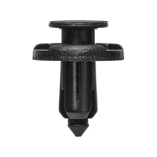 Front Bumper Radiator Support Clip - Black, Ø20 x S13mm, Hole Ø8mm Pack of 20
