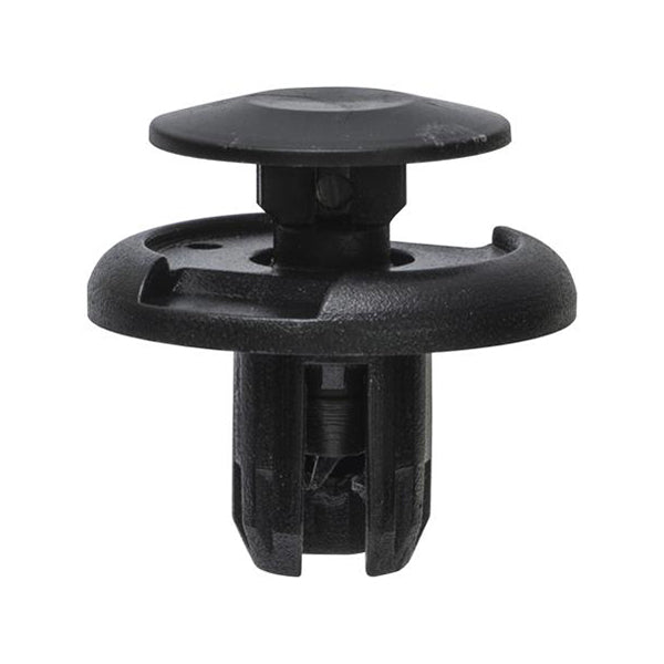 Push Type Retainer - Black, Ø20 x S10mm, Hole Ø8mm Pack of 20