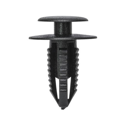 Windshield Retainer - Charcoal Grey, Ø20 x S20.5mm, Hole Ø8mm Pack of 20