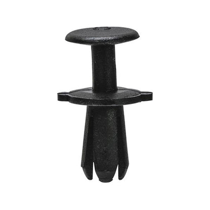 Windshield Retainer - Black, W12.5 x D10 x S10mm, Hole Ø5mm Pack of 20