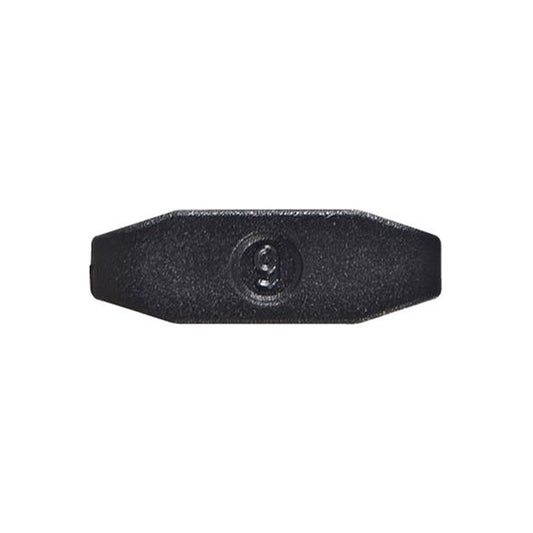 Trim Buttons - Black, Ø4mm Hole, 17 x 5.5 x 5mm, Fits VW Pack of 50