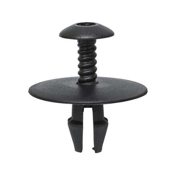 Expansion Rivets - Ø7.8mm Hole, Ø30mm Flange x 17mm Stem, Black Pack of 10