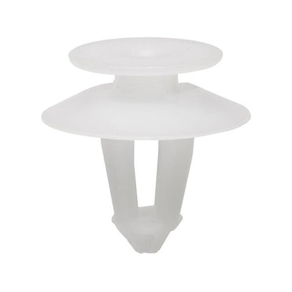 Inner Door Panel Fasteners - White, Ø18 x H17.5mm, Hole Ø8mm Pack of 20