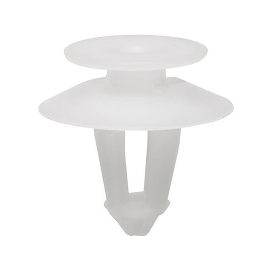 Inner Door Panel Fasteners - White, Ø18 x H17.5mm, Hole Ø8mm Pack of 20
