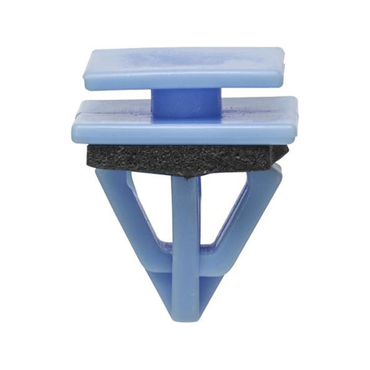 Rocker Panel Clip with Sealer - 18 x 19 x 21mm, Light Blue/Black Pack of 20