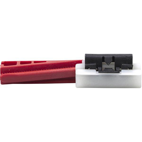 Outside Attachment Clips - 56 x 15 x 15mm, White Pack of 10