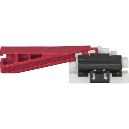 Outside Attachment Clips 56x15x15mm White Pack of 10
