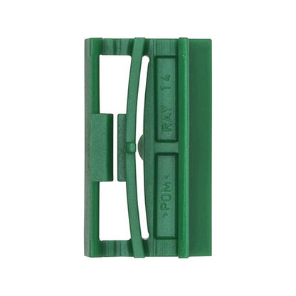Side Moulding Clips 19x32x24mm Green Pack of 20
