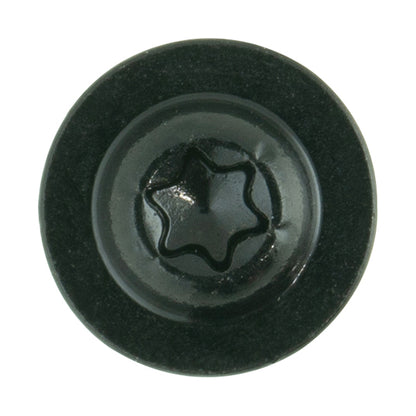 Black Metal Body Screw 4x12mm Thread Ø11mm Head Suits VAG E-Golf Pack of 50