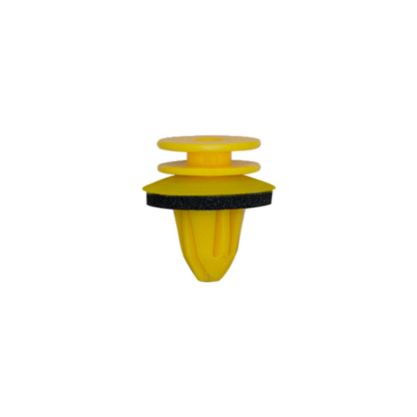 Panel Clip - For Mercedes EQB, A?Klasse Hybrid, CLA Hybrid, Yellow, Ø17 x H18mm, Hole Ø8mm Pack of 50
