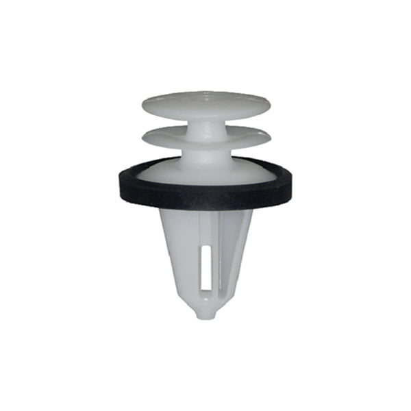 Panel Clip - For Tesla Model S (2012–) & Model 3 (2016–), White, Ø21.5 x H28mm, Hole Ø10mm Pack of 20