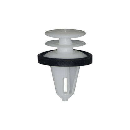 Panel Clip - For Tesla Model S (2012–) & Model 3 (2016–), White, Ø21.5 x H28mm, Hole Ø10mm Pack of 20