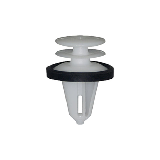 Panel Clip - For Tesla Model S (2012–) & Model 3 (2016–), White, Ø21.5 x H28mm, Hole Ø10mm Pack of 20