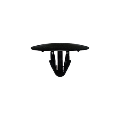 Button Clip - Black, Ø6.5mm Hole, Ø25 x H14.5mm, Fits Toyota Prius Pack of 20