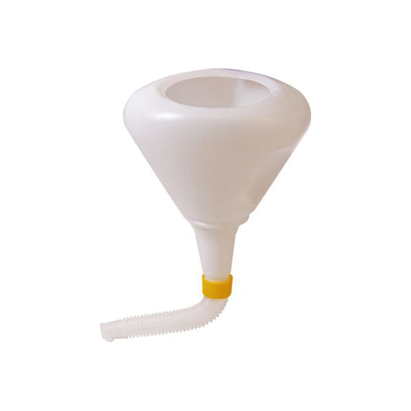 Funnel - Polythene, 230mm Diameter, With Flexible Spout & Filter Qty 1