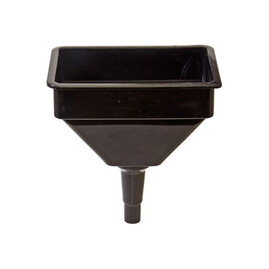 PRESSOL Funnel - Rectangular, 300mm Length, Polyethylene, With Stainless Steel Filter Qty 1