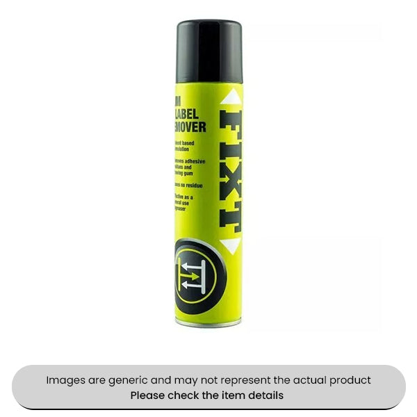 Fixt Chewing Gum & Label Remover 400ML Aerosol Pack Qty 1